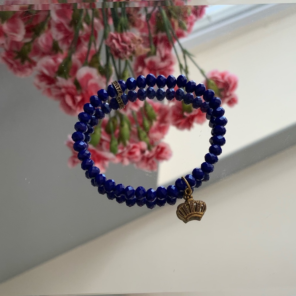 BLUE CROWN BRACELET